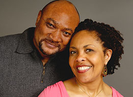 Photo of a couple smiling. Link to Life Stage Gift Planner Under Age 60 Gifts.